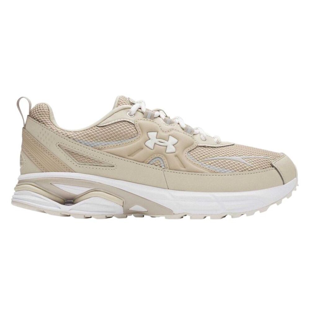 Under Armour Womens/Ladies Apparition Tech Logo Leather Sneakers / Brown
